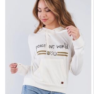 Peace Love World Tour Hoodie Sweatshirt